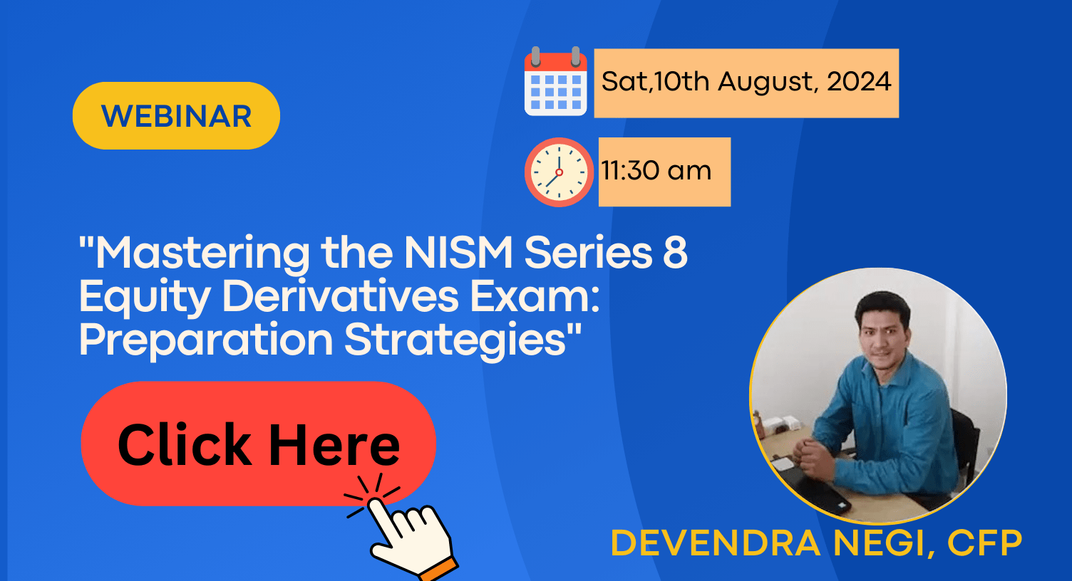 Webinar on Mastering the NISM Series 8 Equity Derivatives Exam Preparation Strategies